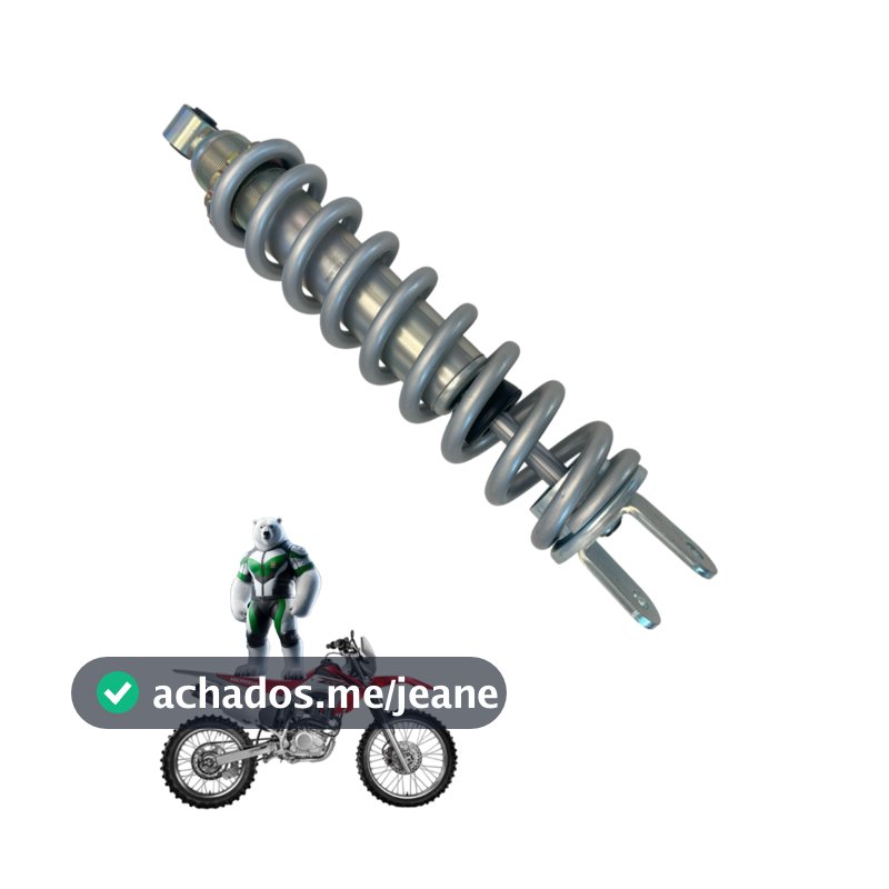 AMORTECEDOR TRASEIRO P/ MOTO HONDA CRF 230F 07/20 - COM REGULAGEM - MOLA CINZA (PRO-LINK/A GAS)