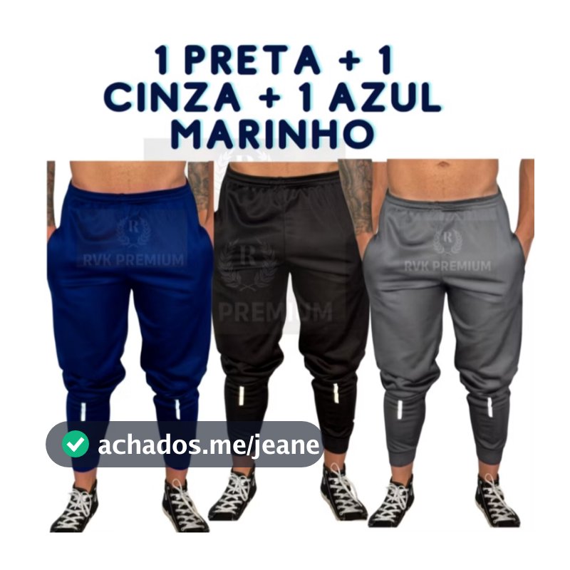 Kit 3 Calças Flaneladas Infantil Juvenil com Bolso | Conforto e Estilo do 10 ao 16