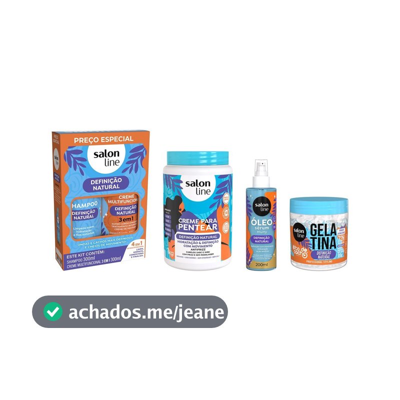 Kit Rotina Completa Definição Natural