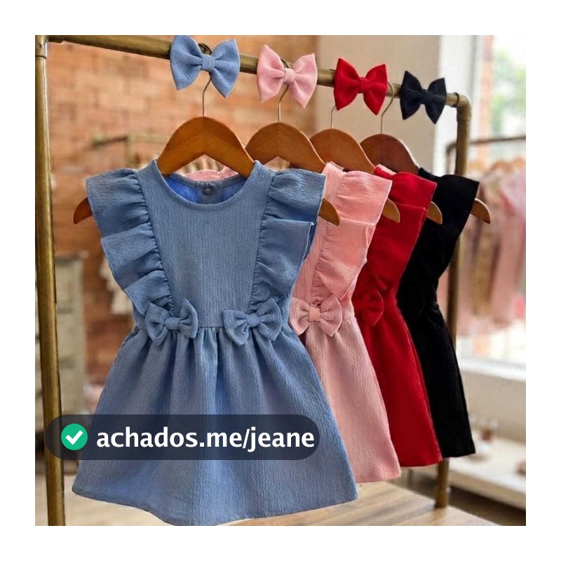 Vestido + Laço Infantil Luxo Menina Bebe Vermelho Azul Rosa Preto Festa Princesa Aniversario Ensaios Casamento casual