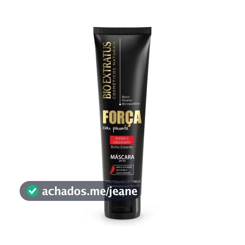 Bio Extratus Máscara Força com Pimenta - Brilho Extremo 90Gr
