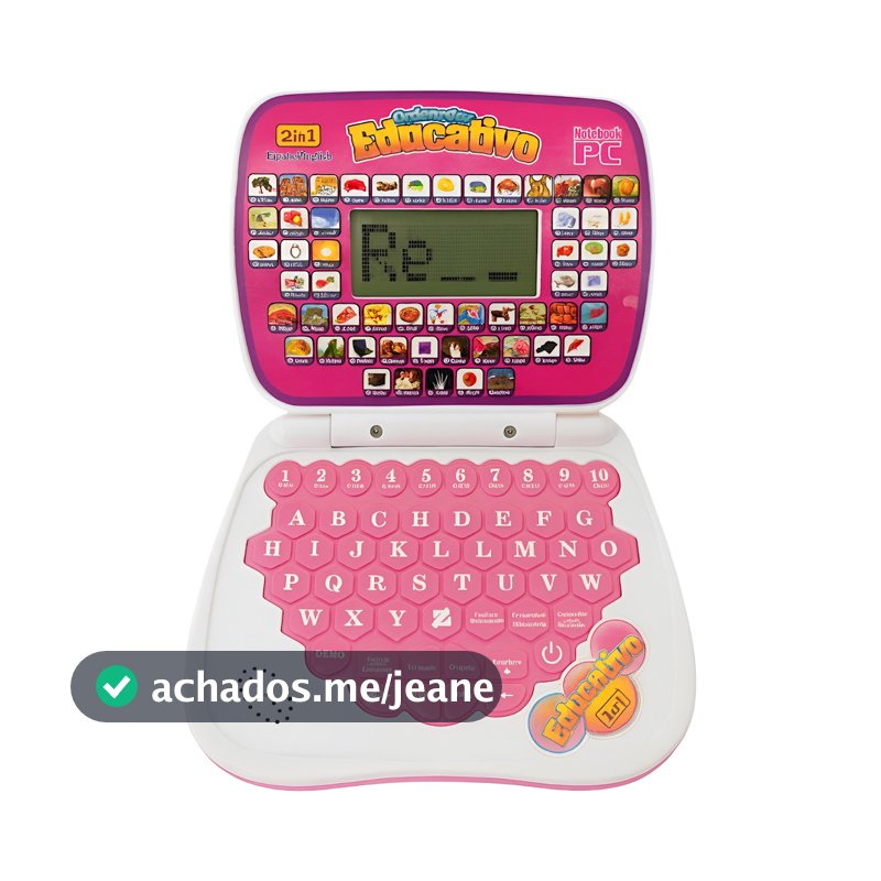Notebook Educativo Infantil 2 Em 1 Português E Inglês