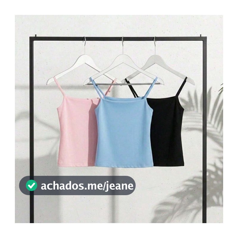 Kit 3 Regata Feminina Alcinha Blusa Feminina Alcinha Suplex