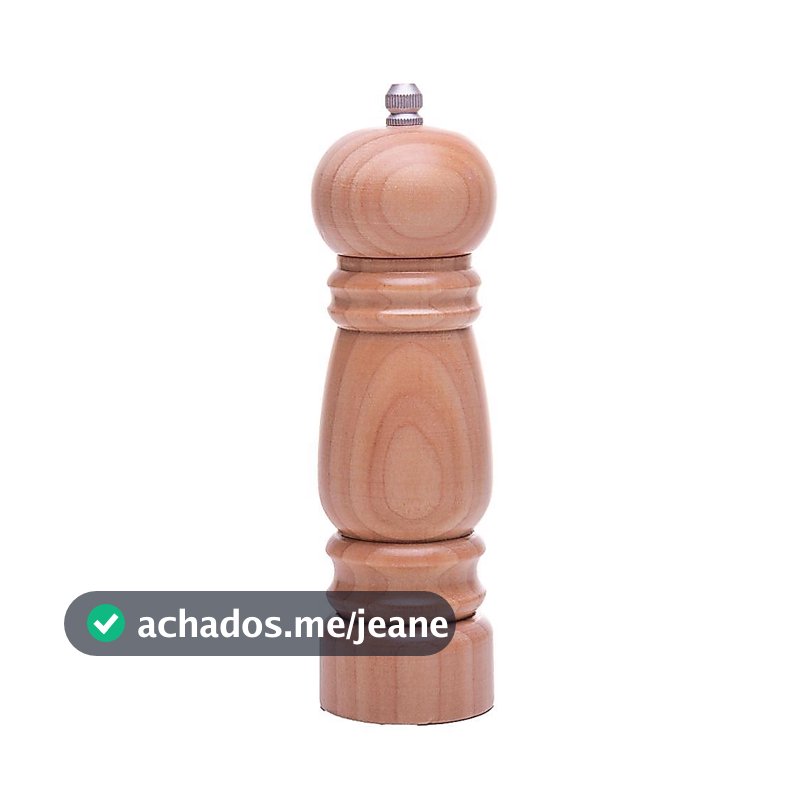Moedor para Sal e Pimenta Lyor Nature 5cm x 5cm x 17cm Bambu