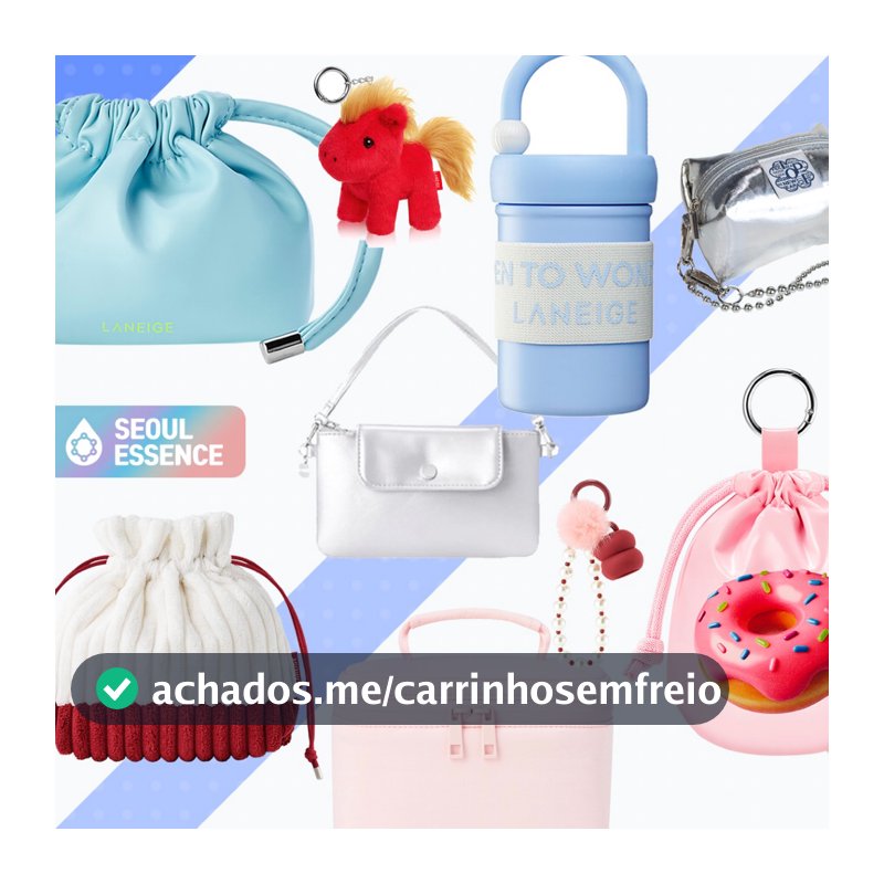 HERA , LANEIGE , IOPE , INNISFREE , BANILA CO | Coleção Amore Pacific & K-Beauty Acessórios – Chaveiro Porta Soro Labial , Ferramentas De Maquiagem , Modelador De Cílios , Pincel , Bolsas , Espelhos