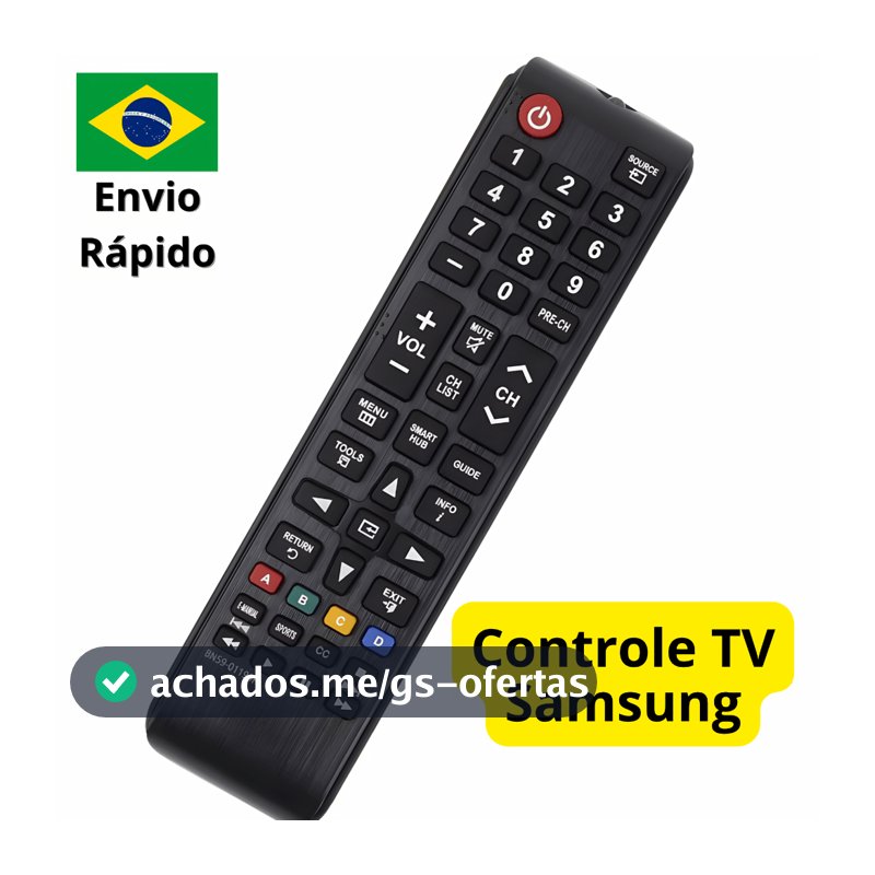 Controle TV Samsung Smart Compativel LED LCD 4K