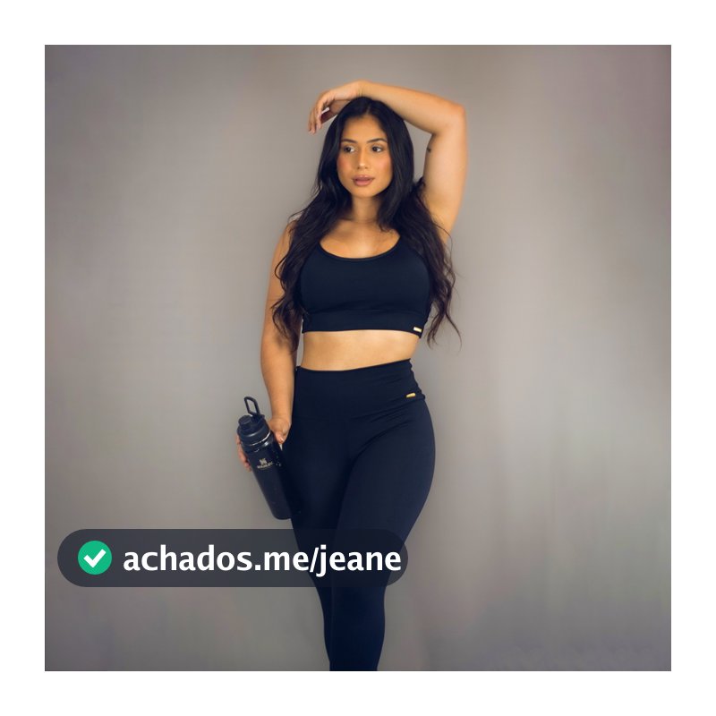 Conjunto Fitness Feminino Top Alça Calça Legging Liso