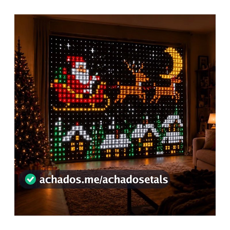 Luzes De Cortina De Pixel LED Alimentadas Por USB RGB 256/400leds Corda Inteligentes DIY Padrão Display Para Decoração D