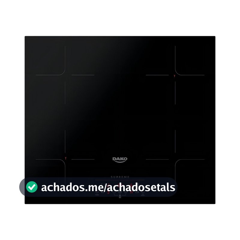 Cooktop De Indução 4 Bocas Dako Supreme Preto 220v