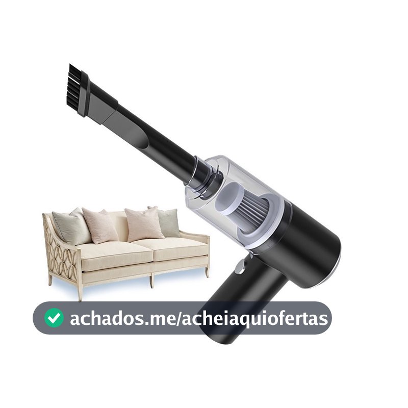 Mini Aspirador De pó Portátil Automotivo e Casa Potente Recarregável Marisa Store