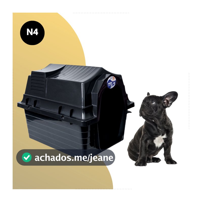 Casinha De Cachorro N 4 Para Cachorro Pequeno e Médio Porte Desmontavel Resistente com Proteção UV Casa Pet