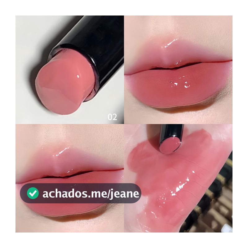 Novo batom espelho coreano, hidratante e não desbotável, não gruda no copo, gloss labial acessível.