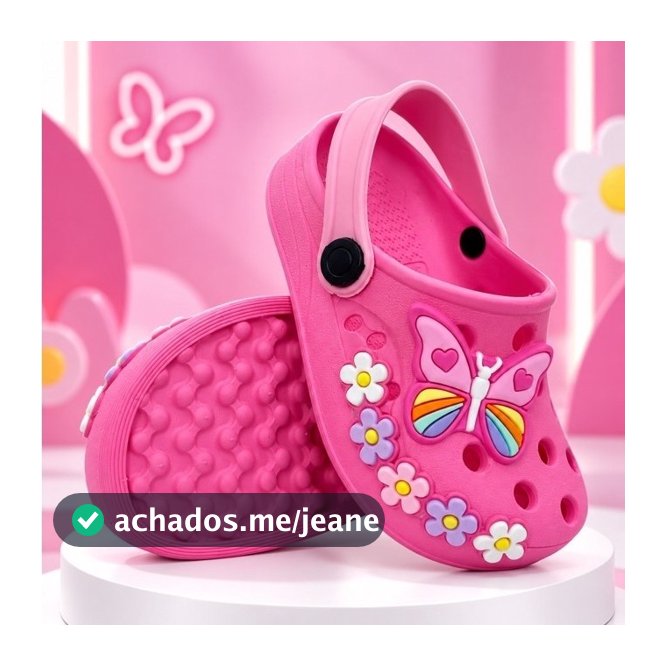 Sandália Babuche Infantil Papete Menina ADULTO