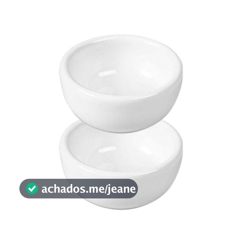 Kit 2x Cubeta Porcelana 40mL Autoclavável Estética - Peelings, Máscaras, Mistura Pó Liquido Gel Henna