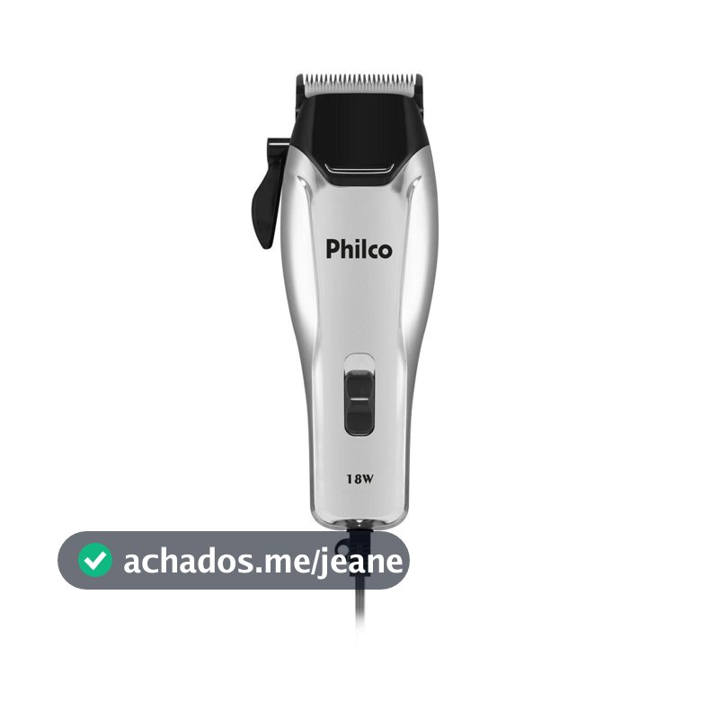 Cortador de Cabelos Philco 9 Acessórios 4 pentes PCR04