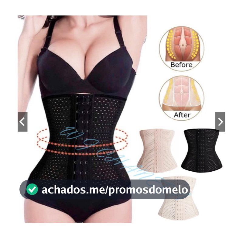 Cinta Elastique Feminina Modeladora Redutor Afina Cintura