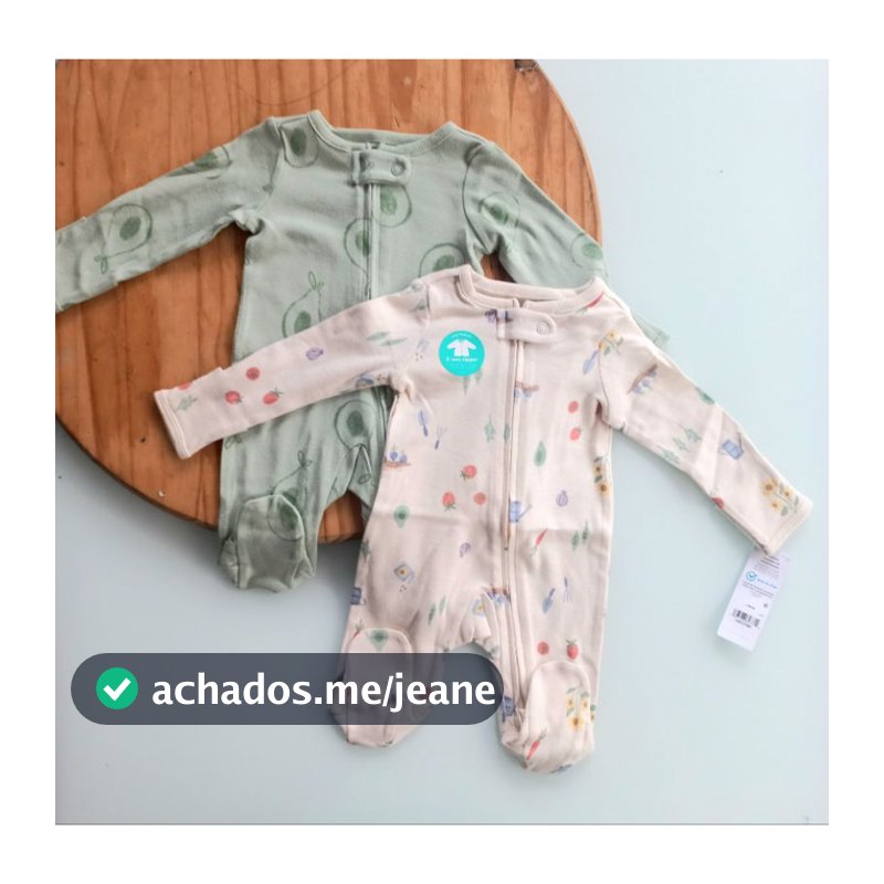 kit pijama baby carters em algodão MENINA ou MENINO