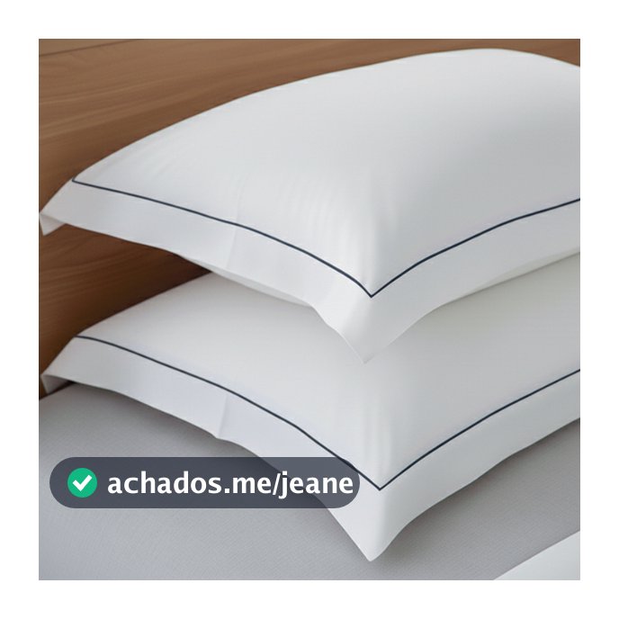 Par de Fronhas 400 Fios Micropercal Premium Toque Acetinado Super Macias Antialérgicas 4 Abas