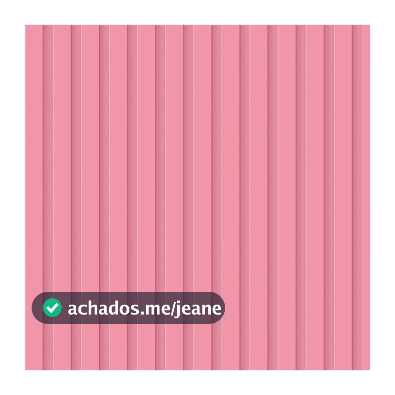 Queima de Estoque ! Papel de Parede Rosa Adesivo Ripado Rosa 3D 10 METROS Autocolante Lavável