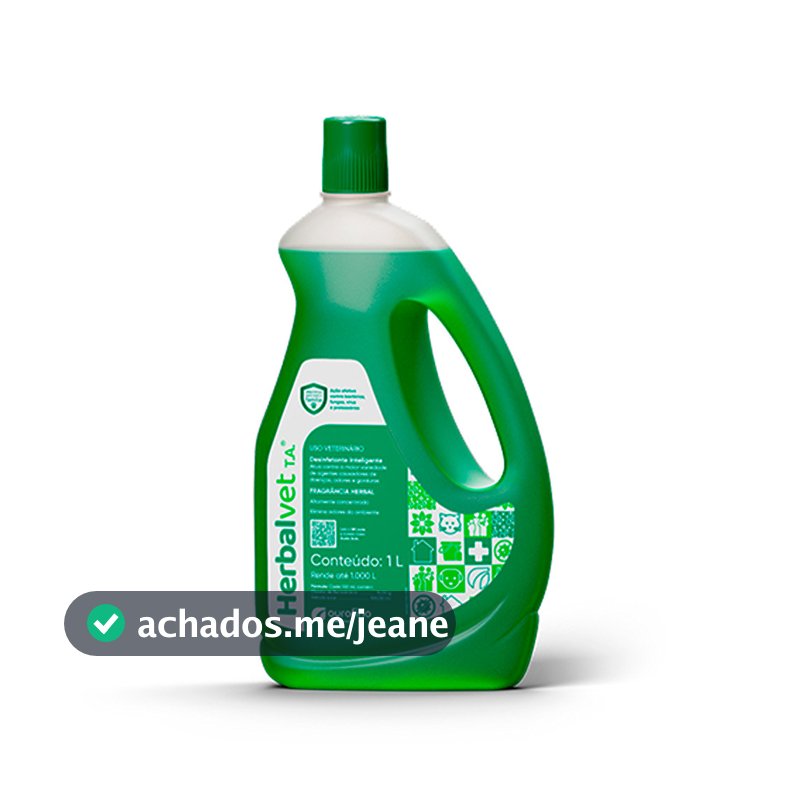 Herbalvet Desinfetante Bactericida Ourofino 1 Litro