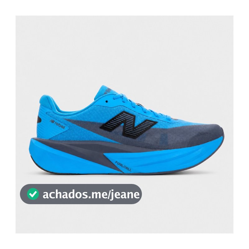 Tênis New Balance Fuelcell Rebel V5 Masculino Corrida Azul