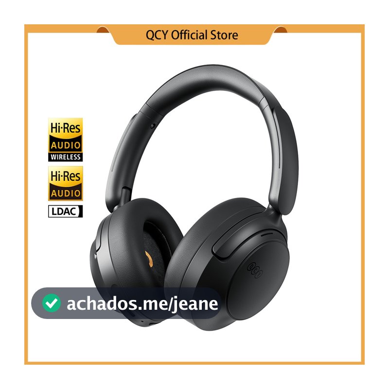 QCY H3S Bluetooth 6.0 Fone De Ouvido Com Cancelamento De Ruído Duplo De Até 102 Horas De R