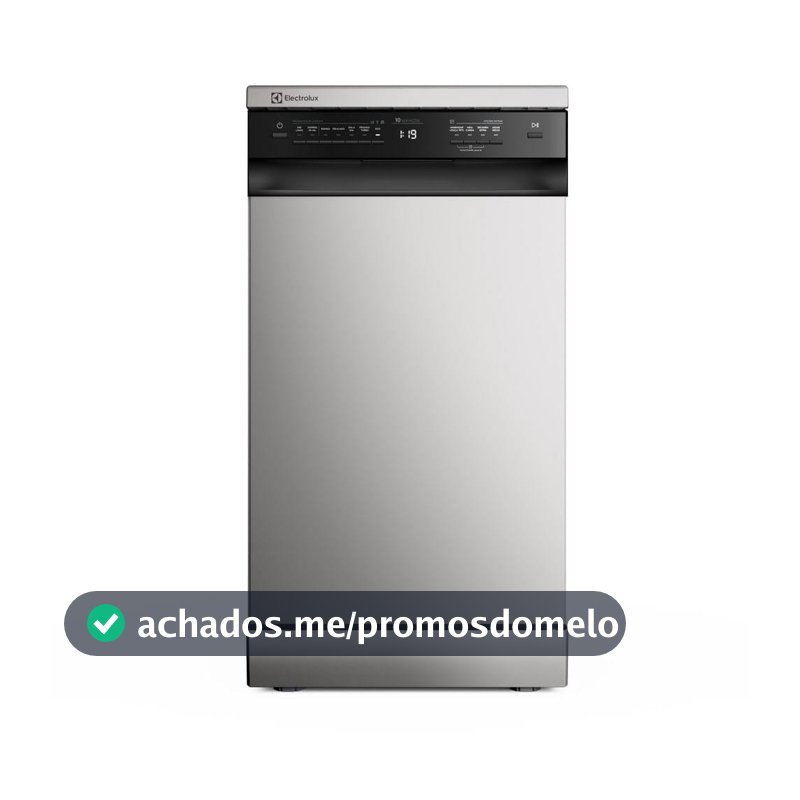 Lava-Louça Electrolux 10 Serviços Inox com Programa Lava & Seca 50 min (LS10E)