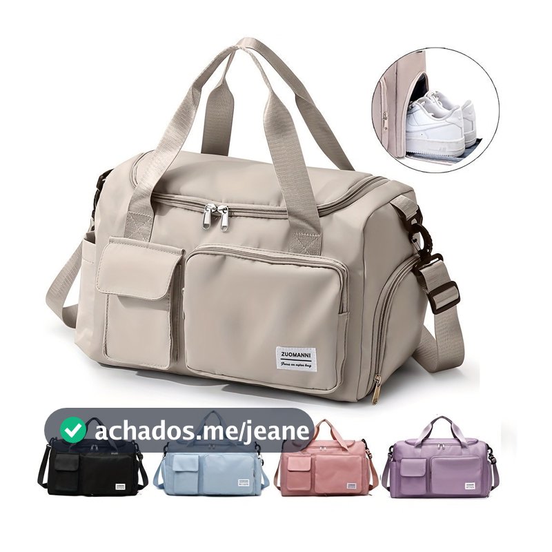 Bolsa Mala de Viagem Multifuncional de Grande Capacidade Resistente e Impermeável