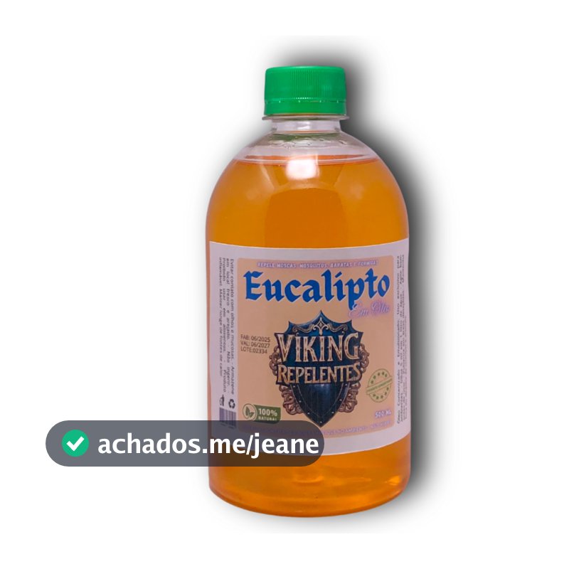 REPELENTE NATURAL PARA AMBIENTES - PERFEITO PARA CASA E ROUPAS ÓLEO DE EUCALIPTO CONCENTRADO 500 ML