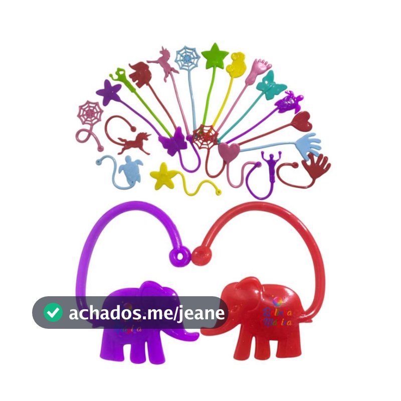 30 Unid Geleca Gruda Para Kit Festa Brinquedo Infantil Prenda