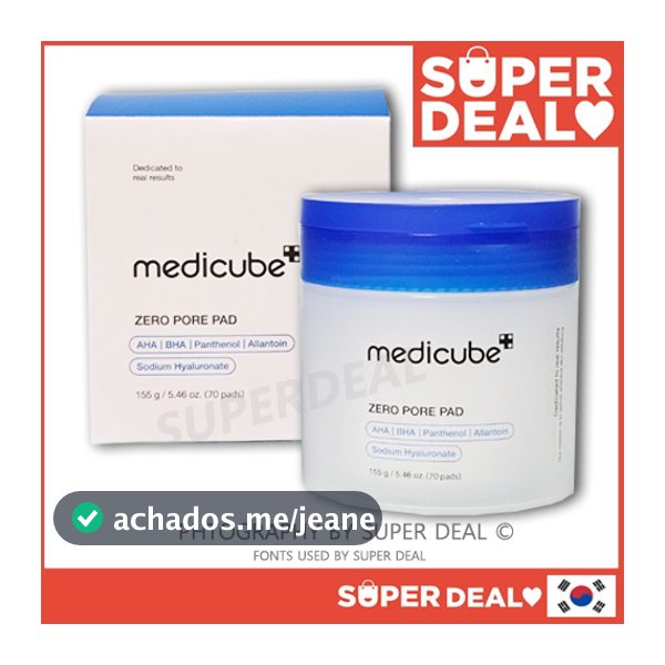MEDICUBE Zero Pore Pad 2.0 Para Todos Os Tipos De Pele 70EA