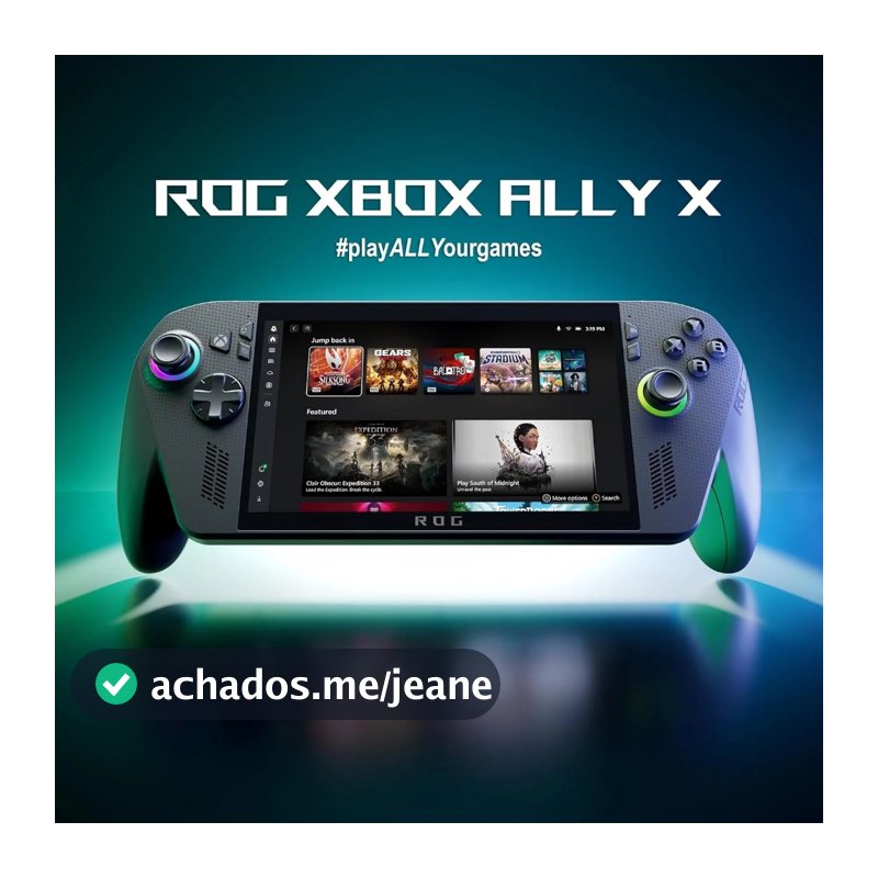 Rog Xbox Ally X Z2 Extreme 1 TB - Com Nota Fiscal e Garantia de 1 ano!