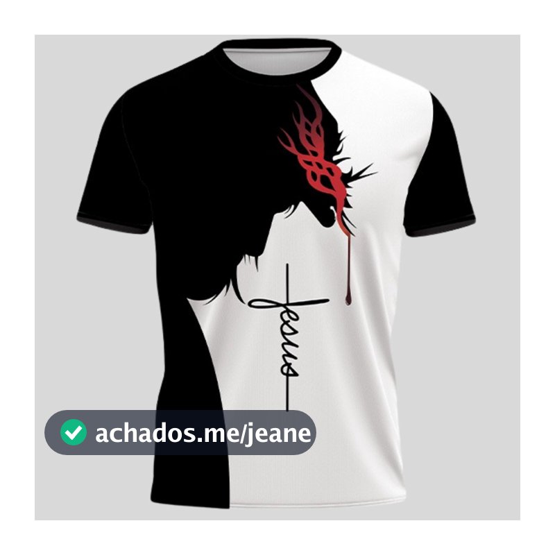 Camiseta Jesus Cristo Camisa Cristã Dry Fit Premium T Shirt Leve e Fresca
