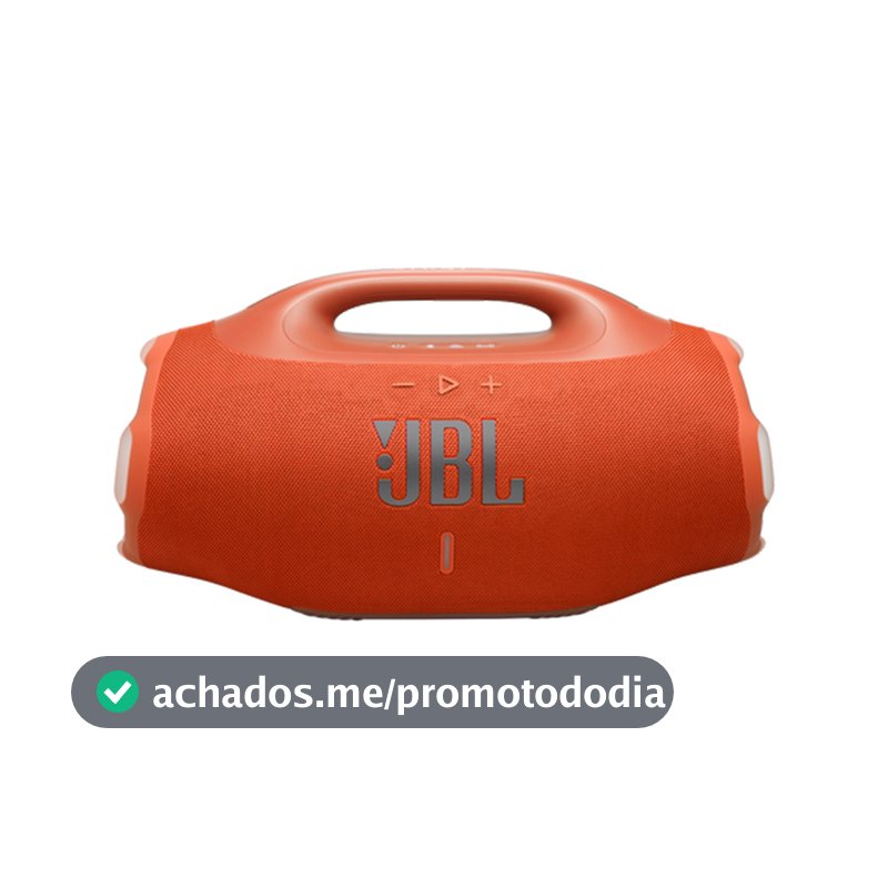 Caixa de Som Jbl Boombox 4 Bluetooth 34h Ip68 210rms - Laranja
