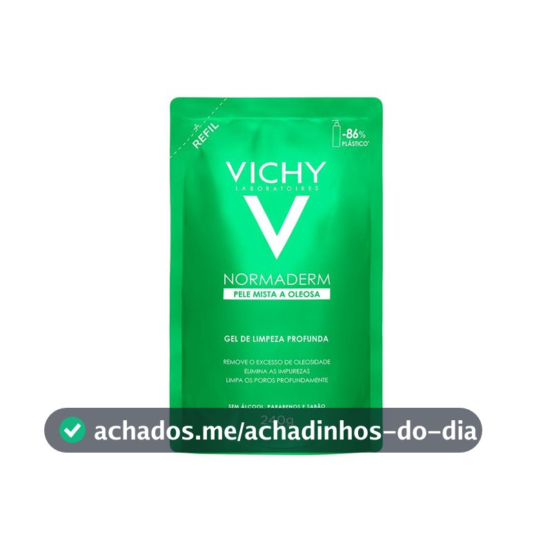 Vichy Normaderm Refil Gel de Limpeza Pele Mista e Oleosa 240g