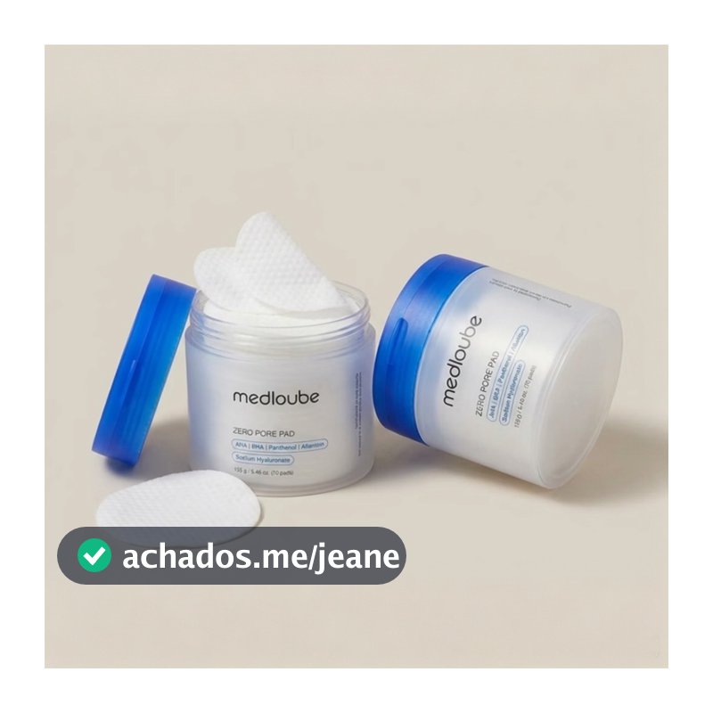 Almofadas de algodão MediCub Zero Pore 2.0 versão atualizada 70 peças