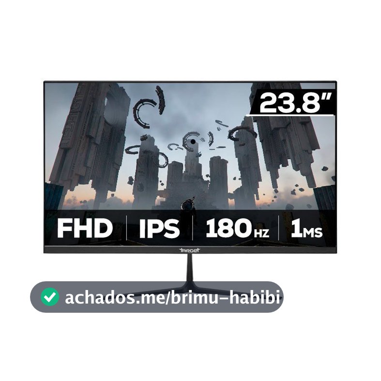 Monitor Gamer TGT Altay TS6, 23.8 Pol, IPS, FHD, 1ms, 180Hz, HDMI/VGA, TGT-ATTS6-BL02