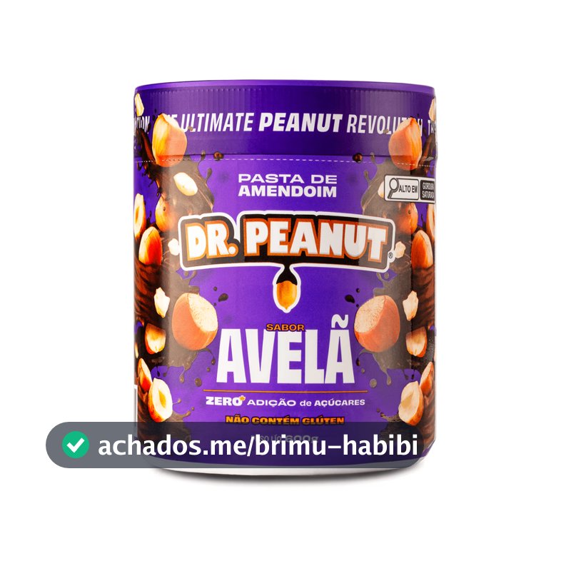 Pasta de Amendoim com Whey Protein 600g Dr Peanut