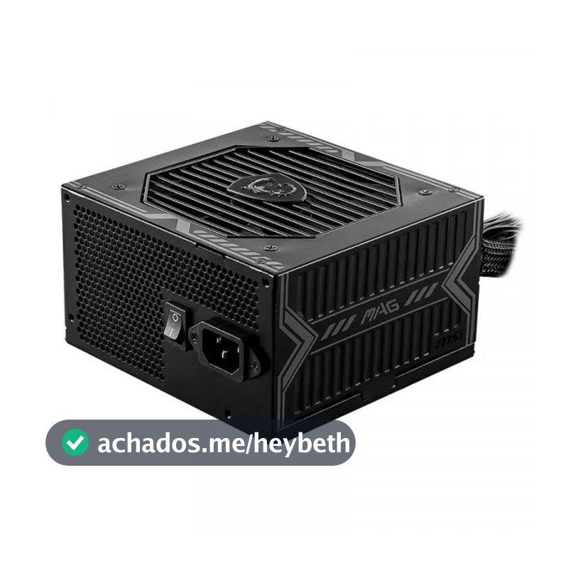 Fonte ATX MSI 650W MAG 2.4 PCIE 80 Plus Bronze 306-7ZPAX39-HH9