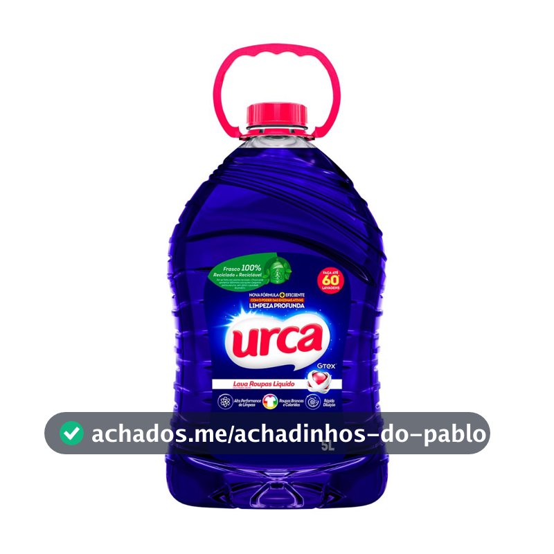 Lava Roupas Liquido Urca Azul - 5l