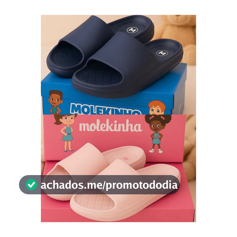 Sandália Infantil Chinelo Eva Anti-Derrapante