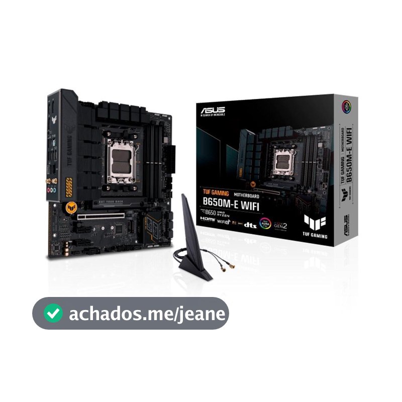 Placa Mãe ASUS TUF Gaming B650m-e WIFI AMD AM5 DDR5 Preto
