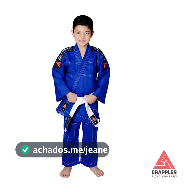 Kimono Infantil Patch para Jiu-Jitsu/Judo + Faixa - Grappler