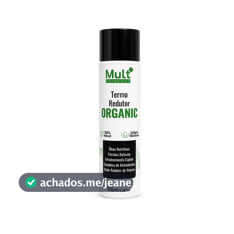 Progressiva Organic Mult 100ml Sem Formol Alinhamento Capilar Anti Frizz Profissional