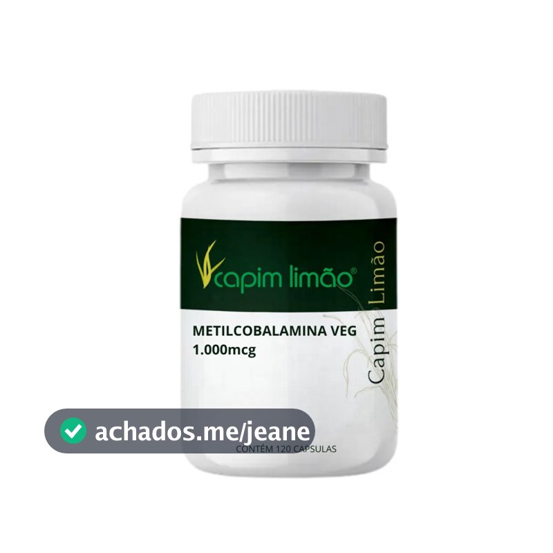 Metilcobalamina 1000mcg 120 cápsulas