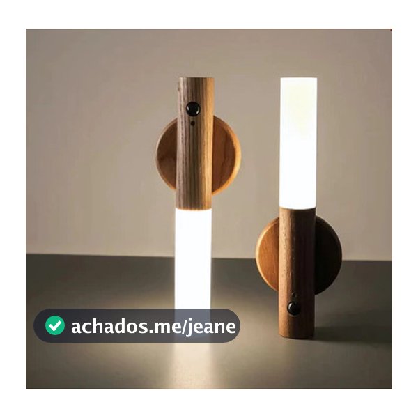 Par Luminária LED Sem Fio Smart Sensor de Movimento Lâmpada Recarregável Parede Cabeceira Arandela