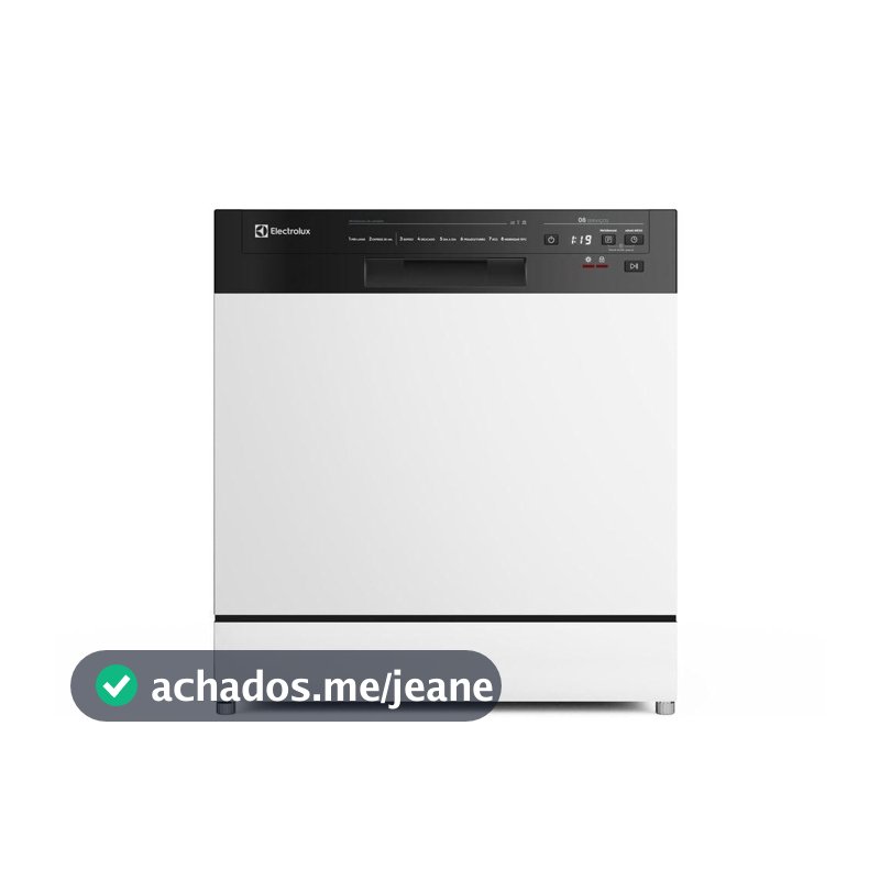 Lava-Louça Electrolux 8 Serviços Branca com Programa Lava & Seca 50 min (LB08E)