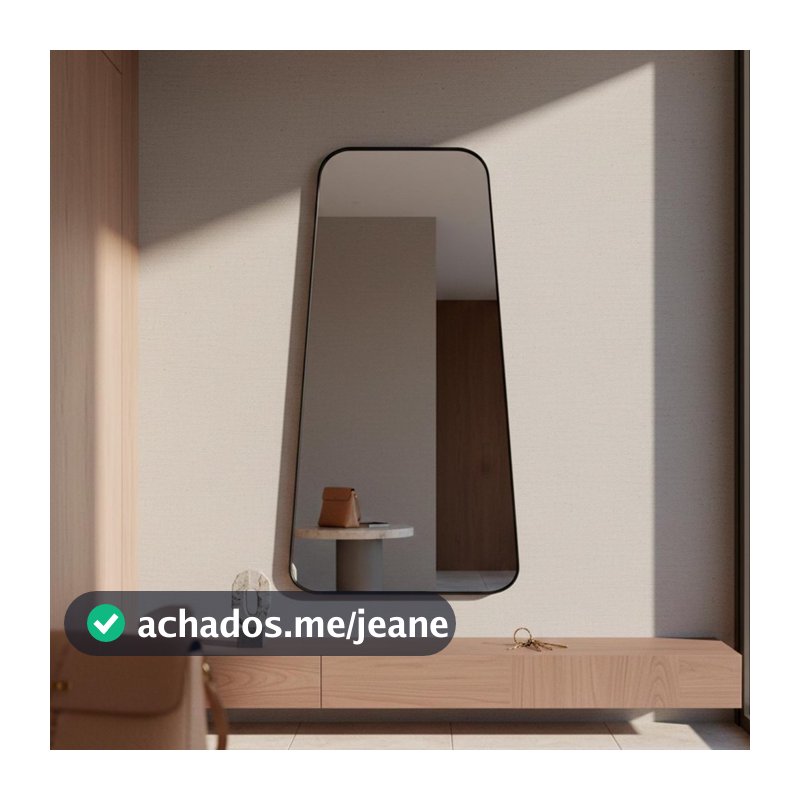 Espelho de Banheiro Grande Decorativo Tetris 110x60cm Espelho Oganico Para Sala Quarto Escritório