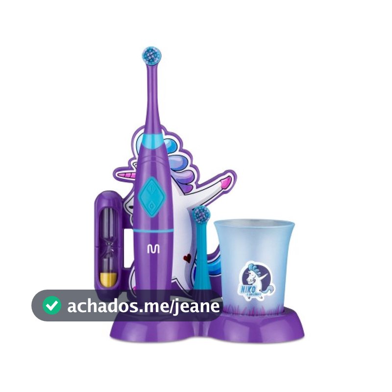 Escova Infantil Elétrica Rotacional Multi Saúde Funny Brush Niko - HC054