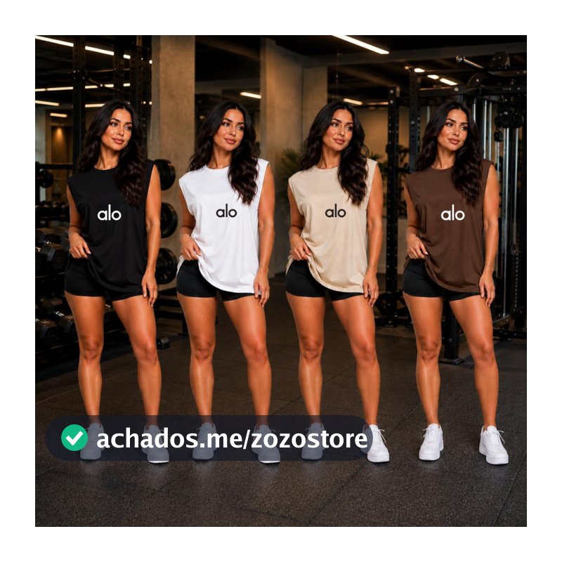 Kit Regata Feminina 100% Algodão Estampada Yoga Camiseta para Academia Promoção Envio Imediato